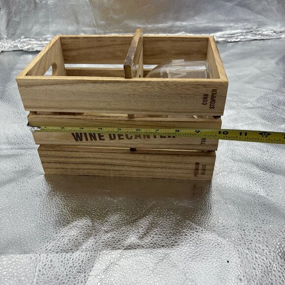 Wine Bar Decanter With Cork Stopper 750ml Premium Glass For Red Wines By Artland - Picture 14 of 16